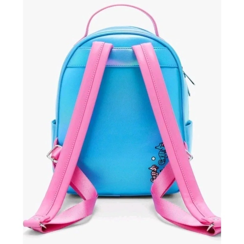 NEW! Loungefly Sanrio Hello Kitty‎ Mermaid Iridescent Metallic Backpack Sealed!